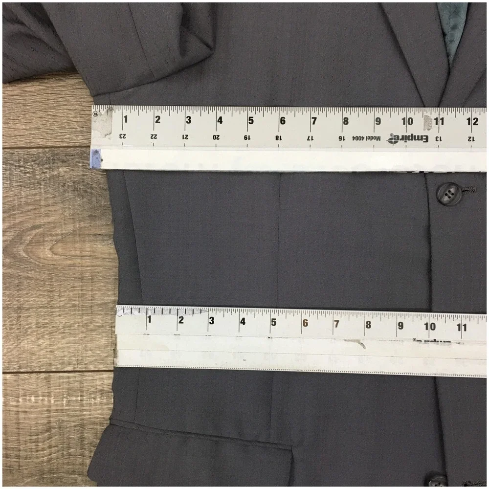 VINTAGE‎ 60s BESPOKE Mens Blazer Sport Coat Casual Jacket Size 44L Wool Suit USA